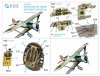 Quinta Studio QD48290 Henschel Hs 123A/B 3D-Printed & coloured Interior on decal paper (GasPatch models) 1/48
